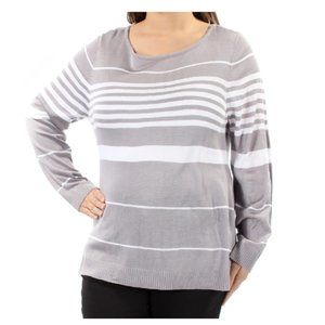 Ny Collection Women's Size XS Striped Pullover Top
